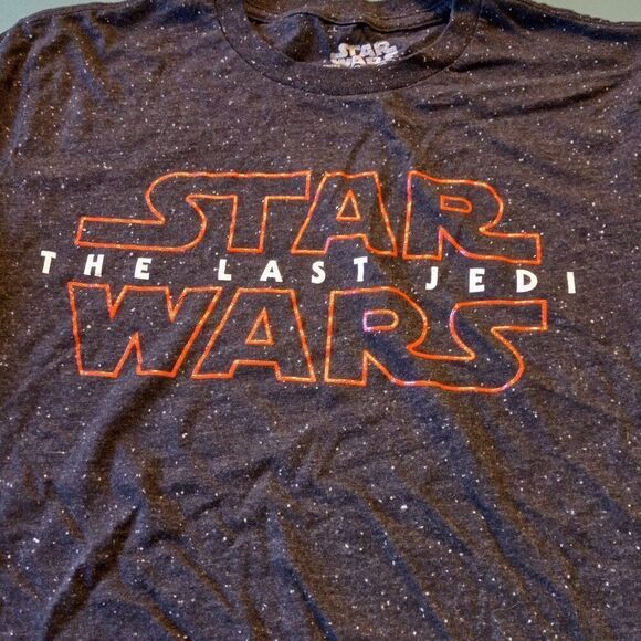Star Wars The Last Jedi Small Cotton Blend Short Sleeve t-shirt Movie Sp… - Picture 2 of 7